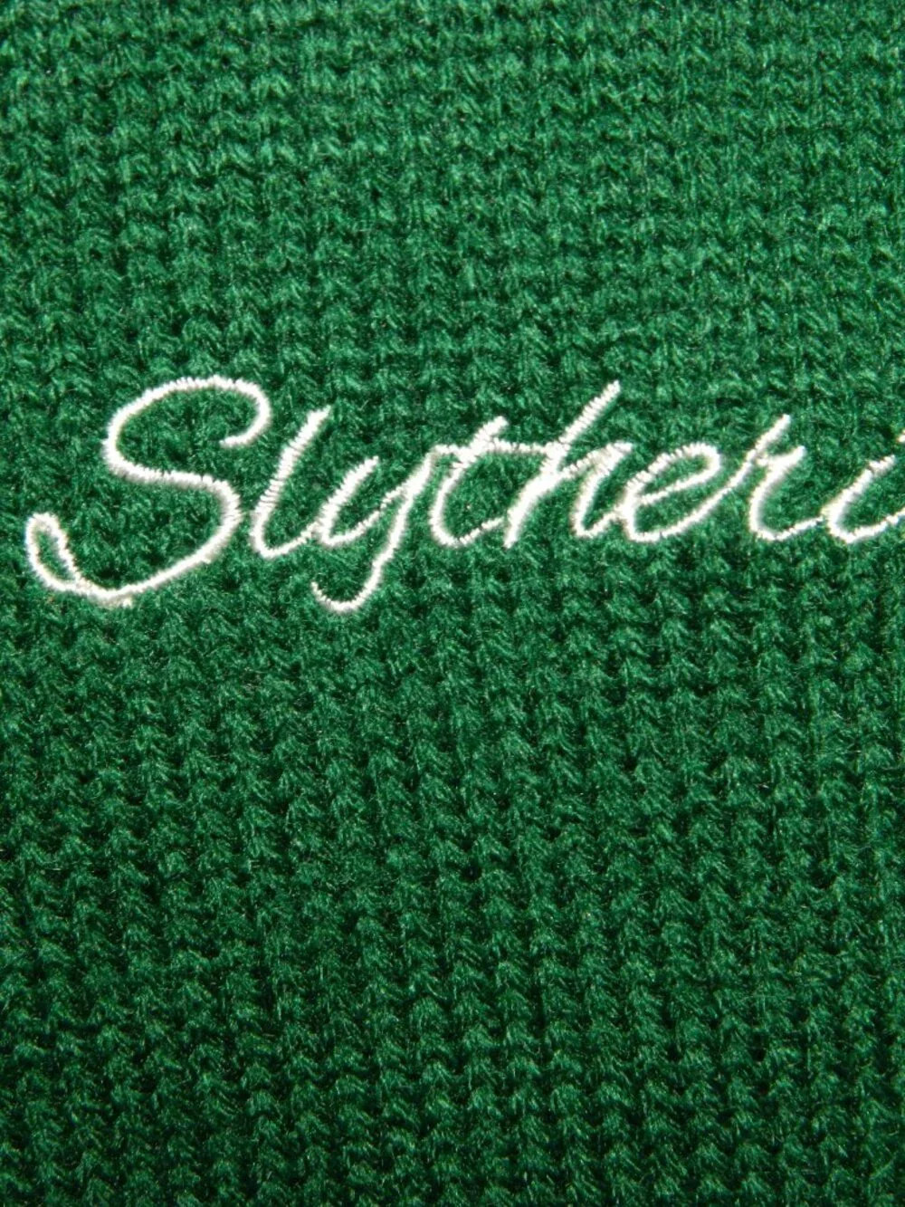 Harry Potter Wizarding World Slytherin Cardigan Sweater Sz S (WW-32)